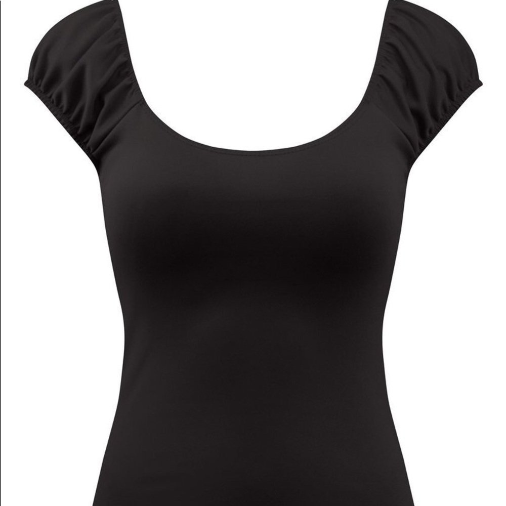 NWT Double Trouble Apparel PIN UP Top Size LARGE